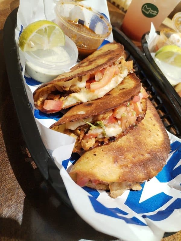 Bev J's photo of beef and chicken tacos